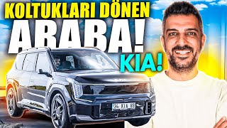 Dijital Aynaları Olan Araba Kia Ev9