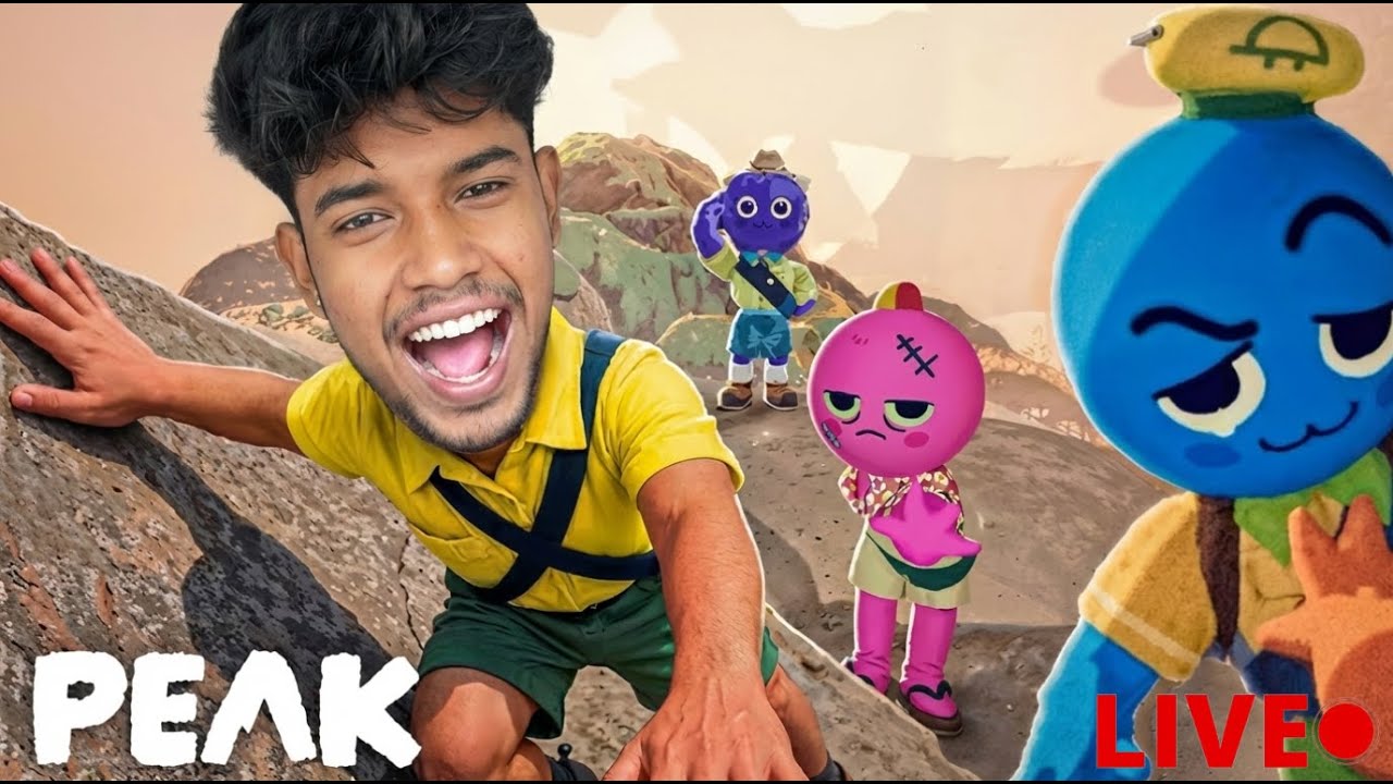 NOOB TRIES TO SURVIVE PEAK 🏔️ | LIVE GAMEPLAY | #1
