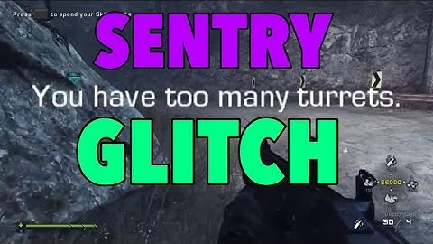 Call Of Duty Ghost: Extinction Sentry Gun Glitch!!! *Tutorial*