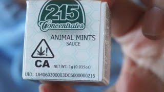 215 CONCENTRATES ANIMAL MINTS "SAUCE" REVIEW