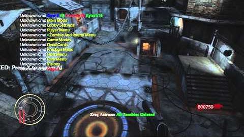 CoD WaW USB Mod Menu Showcase XBOX 360