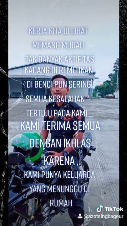 Story Whatsapp , Kerja security