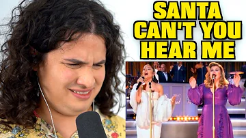 Vocal Coach Reacts to Ariana Grande & Kelly Clarkson - Santa, Cant You Hear Me