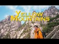 The yellow mountains of china