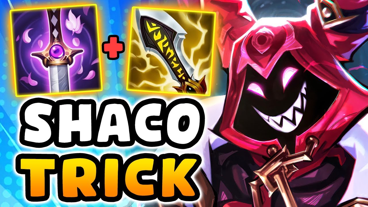 MY MOST EVIL SHACO TRICK YET (crit build is 100% not fair) - YouTube