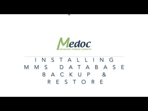 How to install Medoc Main Station (MMS)