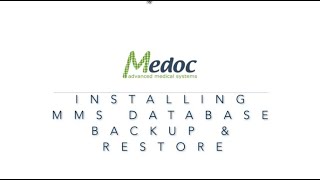 How to install Medoc Main Station (MMS)