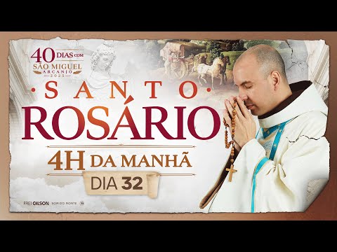 Santo Rosário | 40 Dias com São Miguel Arcanjo 2025 | 03:40 | 19/09 | 32° Dia | Live Ao vivo