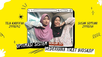 Penerapan OOP pada Sistem Sederhana pemesanan Tiket Bioskop
