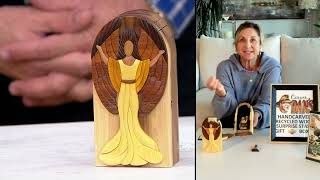 Carver Dan's Happy Angel Puzzle Box with Magnetic Closure on QVC