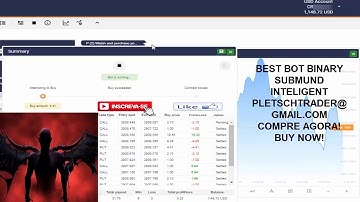BOT BINARY SUBMUND R$41,20 em minutos (comentado) na BINARY.COM
