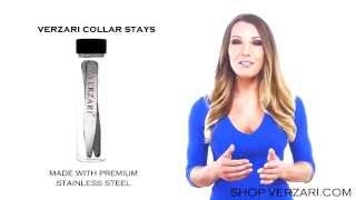 1 Pack Stainless Steel Collar Stays By Verzari