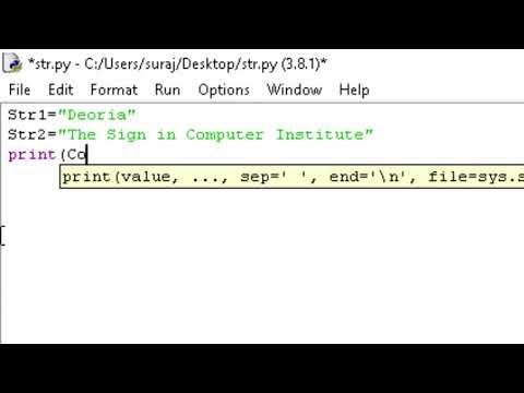 Concatenation and Replication in Python@COMPUTEREXCELSOLUTION - YouTube