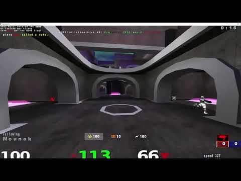 Aimbot annoys players on Open Arena game like Quake aimbot in action