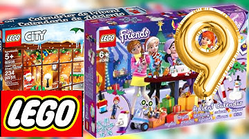 What’s Behind Door 9! LEGO FRIENDS AND LEGO CITY ADVENT CALENDARS OPENING (and building)