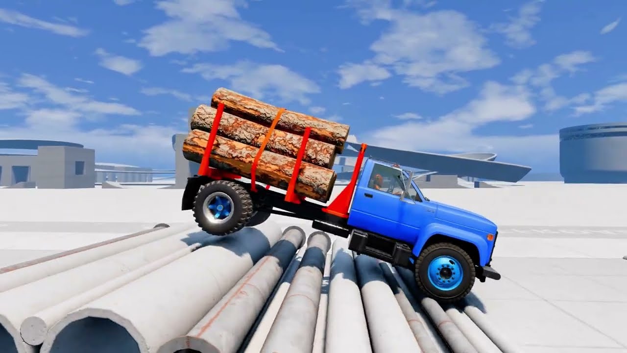 Truck VS Speed Bump Challenge