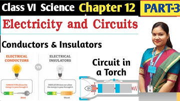 Electricity and Circuits Chapter 12 Class 6 Science Part 3 | Conductors & Insulators | NCERT CBSE