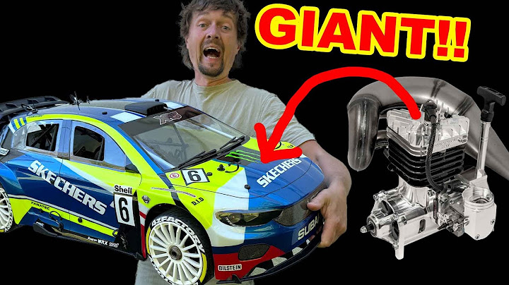 Worlds Biggest RC Rally Drift car gets Race engine