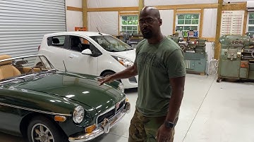 Electric MG Roadster EV  drivetrain upgrade