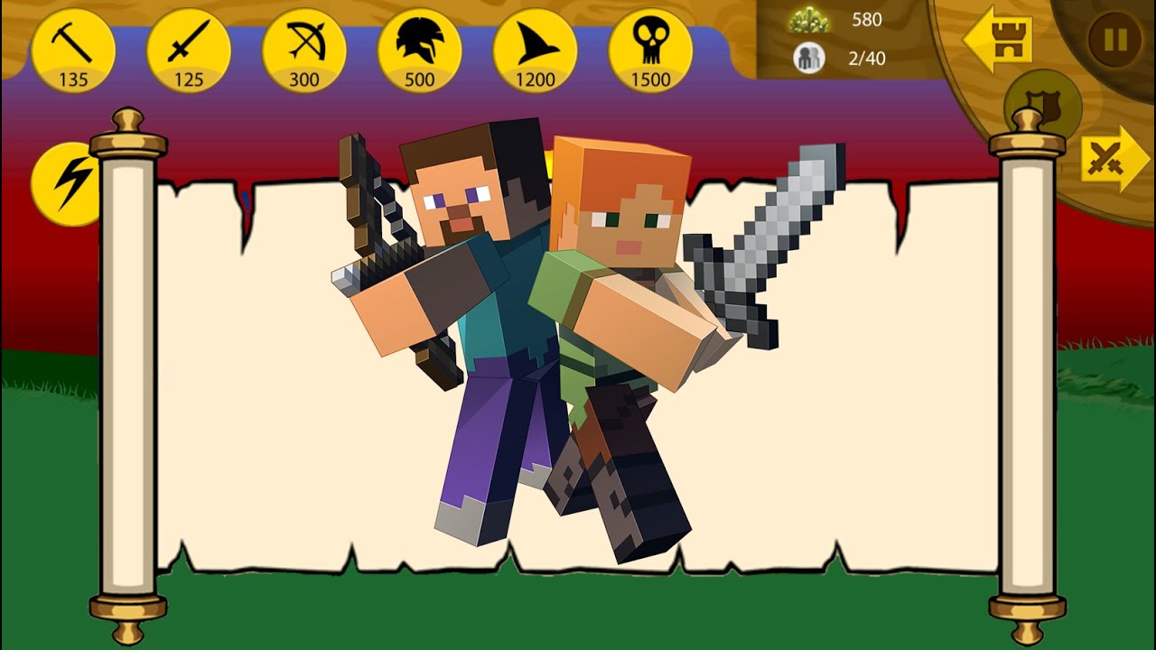 🎯 Stickman New skins Minecraft Toutnament Stick war legacy Huge Upgrade YouTube