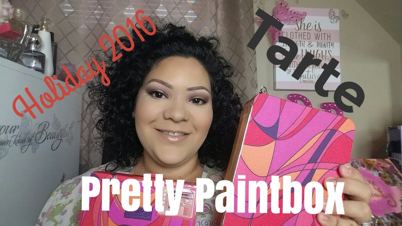 Tarte Pretty Paintbox Collectors Makeup Kit (Holiday 2016)Review/Swatches/ First Impression