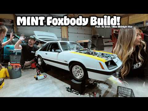 Turning this MINT 1985 Foxbody into a Rowdy Stick Car - Feat. @MissMidnightMaverick & AVBOYZ