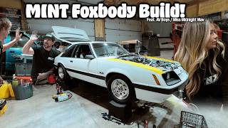 Turning this MINT 1985 Foxbody into a Rowdy Stick Car - Feat. @MissMidnightMaverick & AVBOYZ