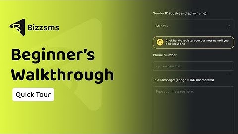 Send bulk SMS with Bizzsms - Beginner