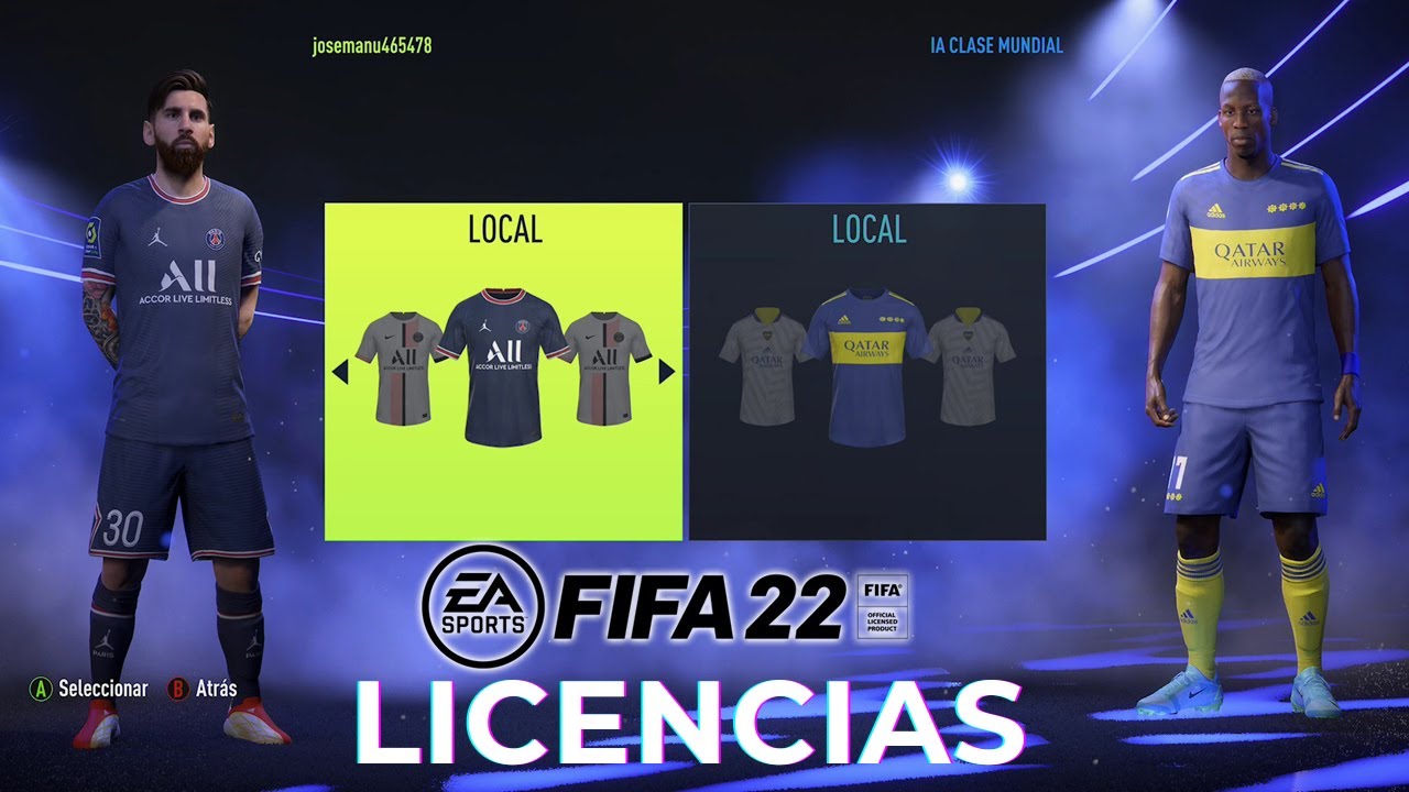 FIFA 22 - TODOS LOS EQUIPOS, PAISES Y LIGAS LICENCIADAS!!!