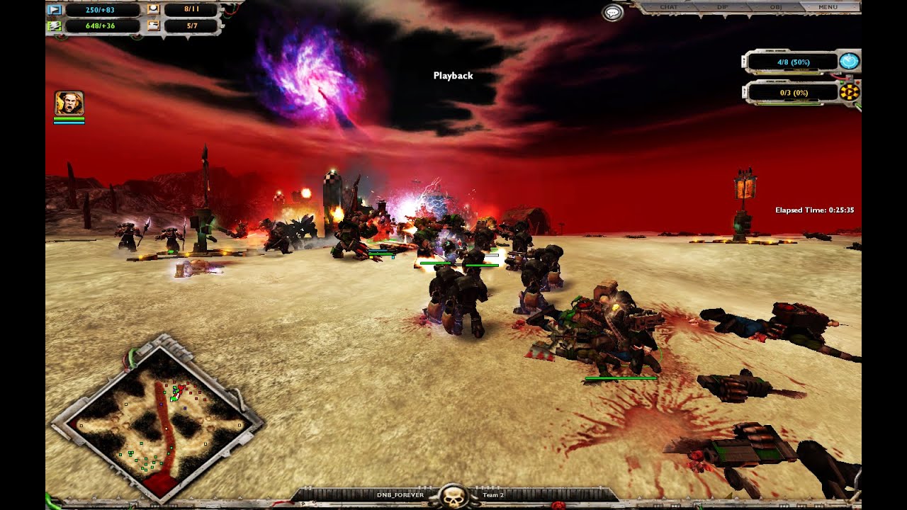 WH40K: DoW - Soulstorm [online] | (OvSM) ]{ings_Pwn vs. DNB_FOREVER on Blood River