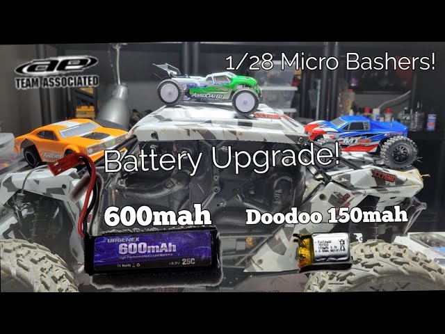 Team Associated 1/28 Micro Basher Battery Upgrade! class=
