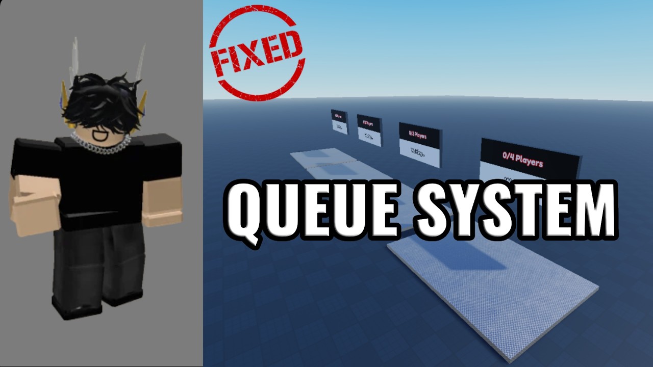 Free Queue System! [FIXED] | Roblox Studio - YouTube
