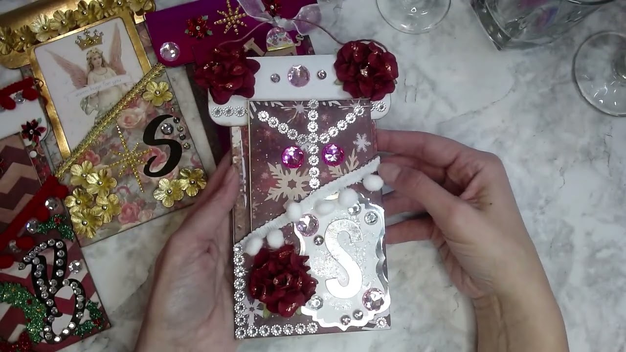 DIY Holiday Money Envelopes with Hanging Holders | Elegant Christmas Cash Gift Idea