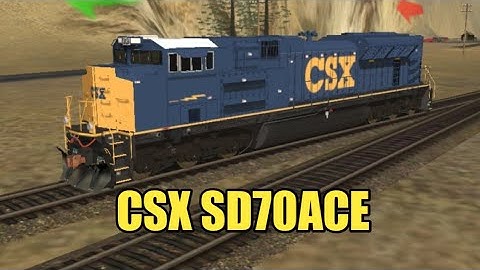 Addons CSX SD70ACE - Trainz Simulator Android