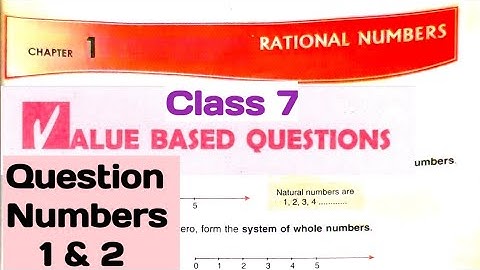 D.A.V. Math | Class 7 | Chapter 1 | Value Based Questions | All Sums | By Art Of Mathematica