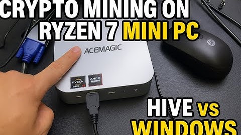 Cryptomining Ryzen 7 8745hs Mini-pc