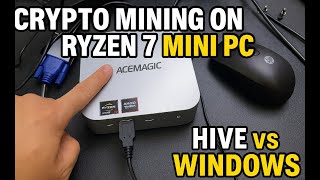 Mining Crypto Ryzen 7 8745hs Mini PC