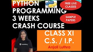 FREE PYTHON Crash Course : 9 Live Classes will make you zero to hero in Python Programming