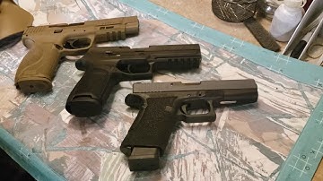 P320 full VS. Glock 17 & M&P 2.0 5" gun vs gun