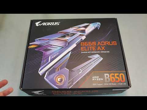 Видео: B650 Aorus Elite AX Распаковка и обзор материнской платы размера ATX под сокет AMD AM5 с Wi-Fi 6