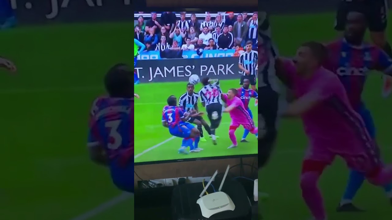 Newcastle United's disallowed goal Vs Crystal Palace