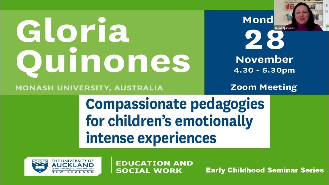 Gloria Quinones Compassionate pedagogies for children's emotionally