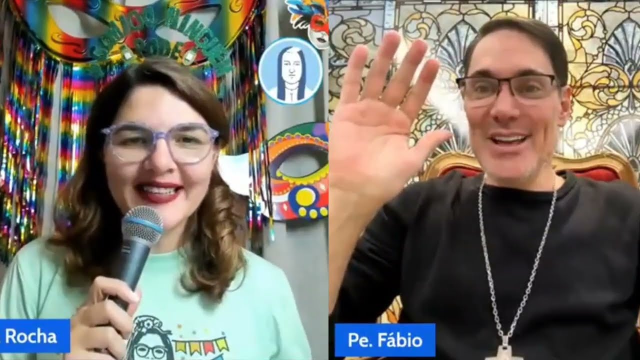 Maira Rocha em Live com Padre Fábio Marinho no Bloquinho da Maira - Carnaval 2026  #mairarocha 