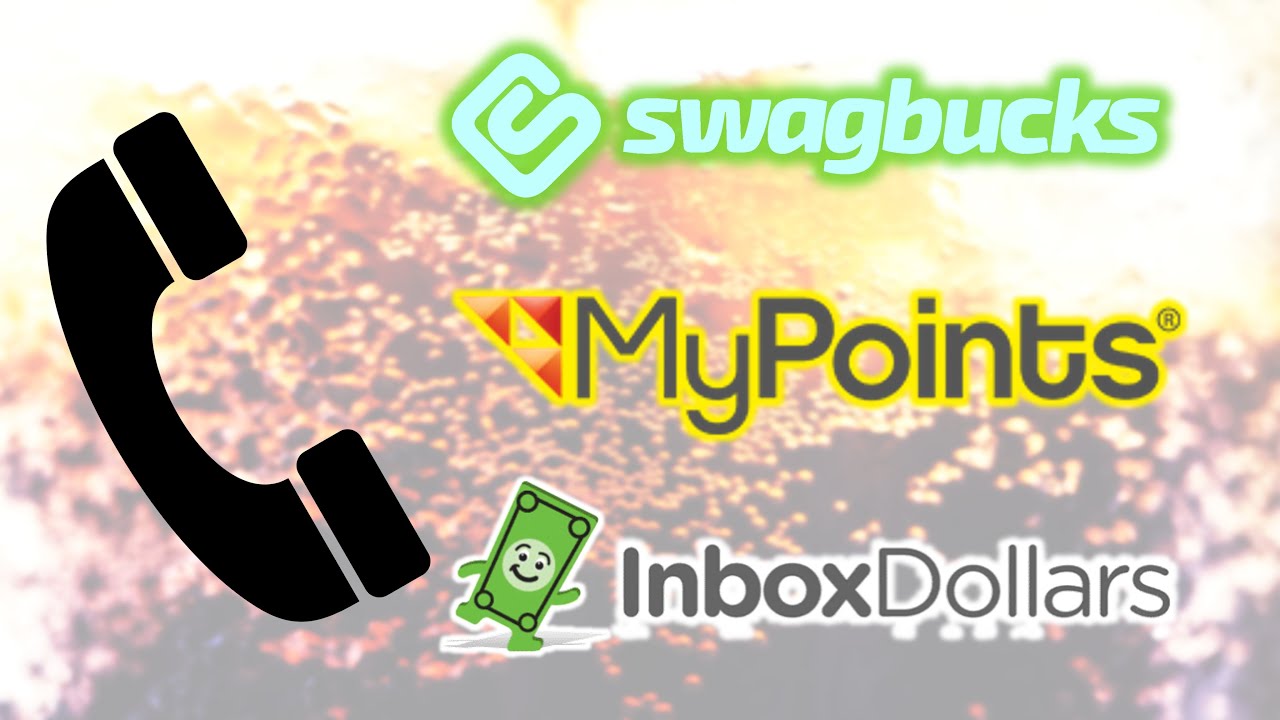 How to get Customer Service on Swagbucks/MyPoints/InboxDollars. YouTube