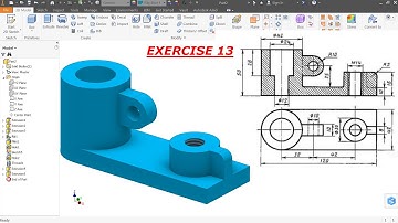 Autodesk Inventor Tutorial for beginners Exercise 13
