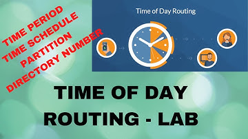 Lecture- 27|Time Of Day-Routing|Conf. of Time Period,Time Schedule & Assign it to PT and DN - Part 2