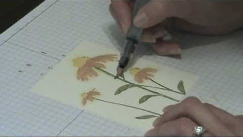 StampinSmiles.com Faux Watercoloring