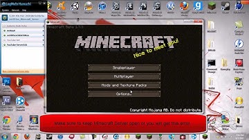 Minecraft Server Setup [1.7.3/1.8.1/1.0.0] - Tutorial