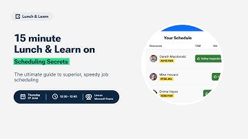 Lunch and Learn on Scheduling Secrets