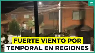 Se acerca temporal: Fuerte viento en norte de la Región Metropolitana y zona centro sur del país